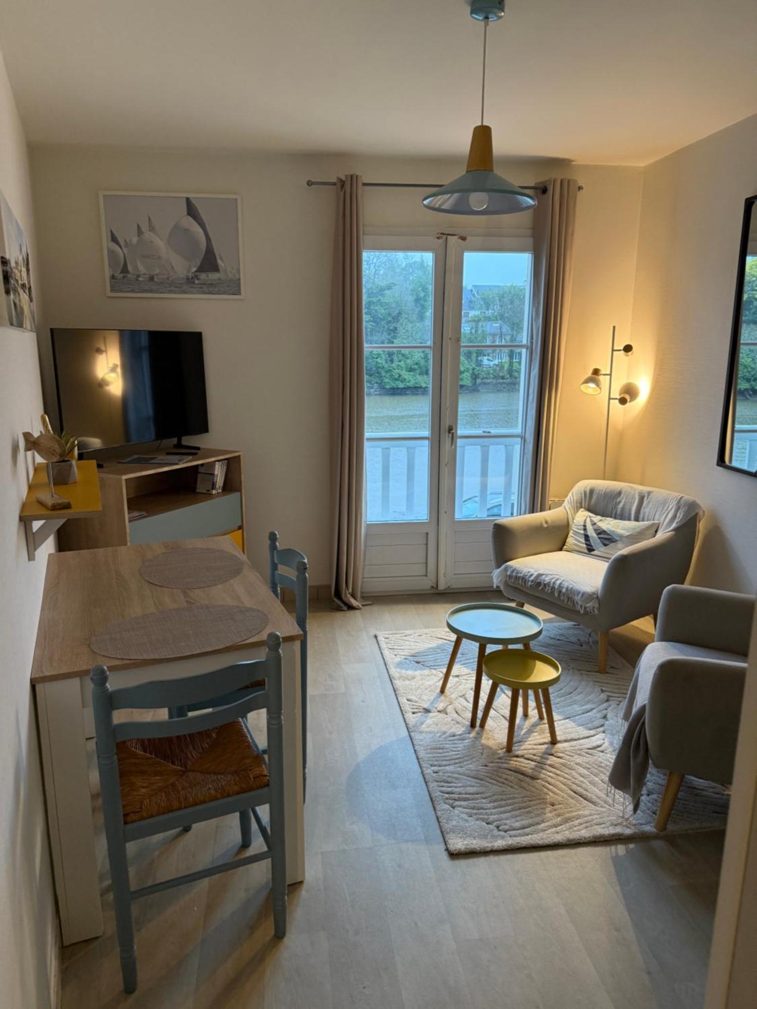 Appartement T2 Vue Sur La Riviere Avec Garage Privatif - Port De Saint-Goustan Auray Eksteriør billede