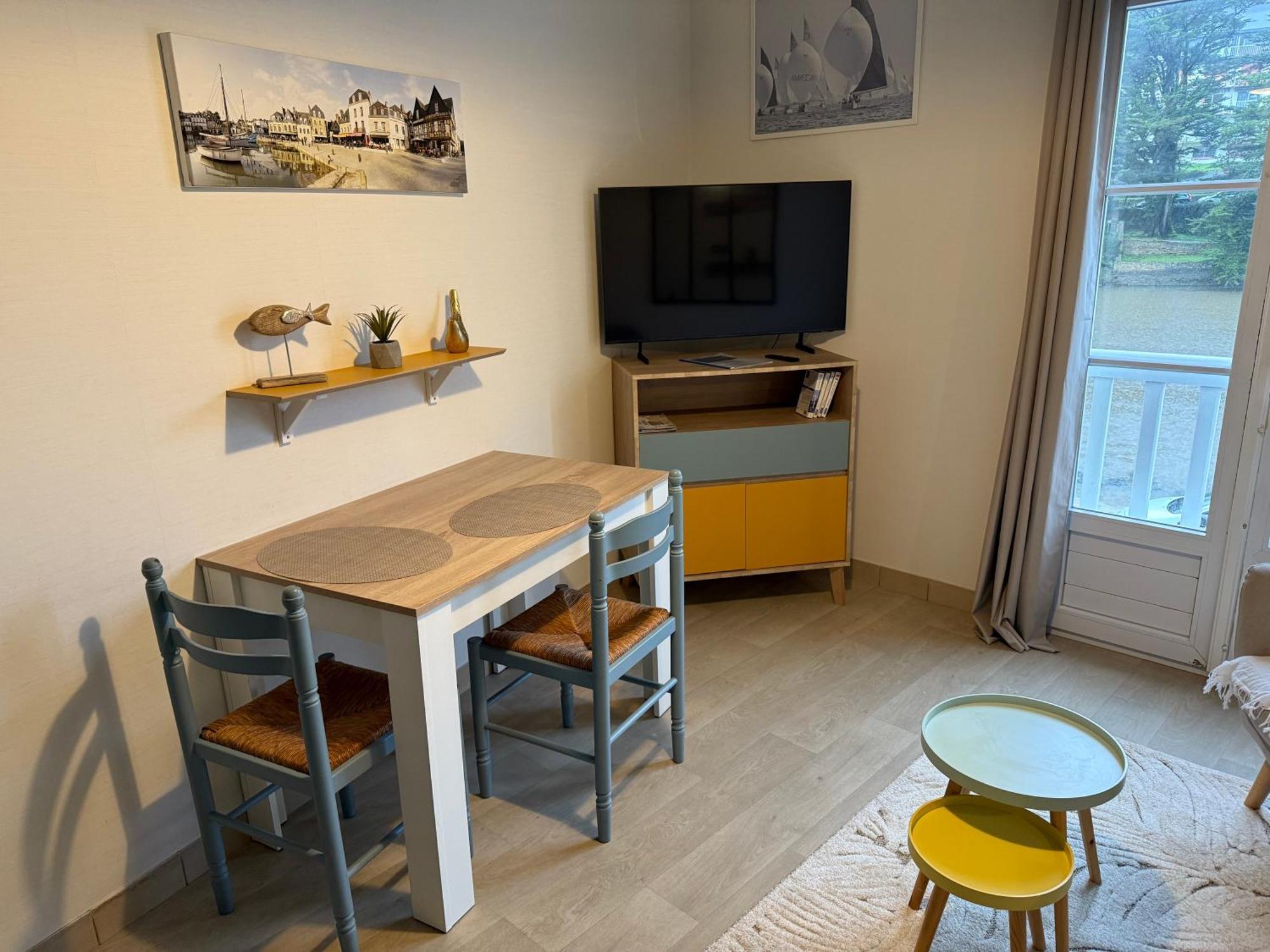 Appartement T2 Vue Sur La Riviere Avec Garage Privatif - Port De Saint-Goustan Auray Eksteriør billede