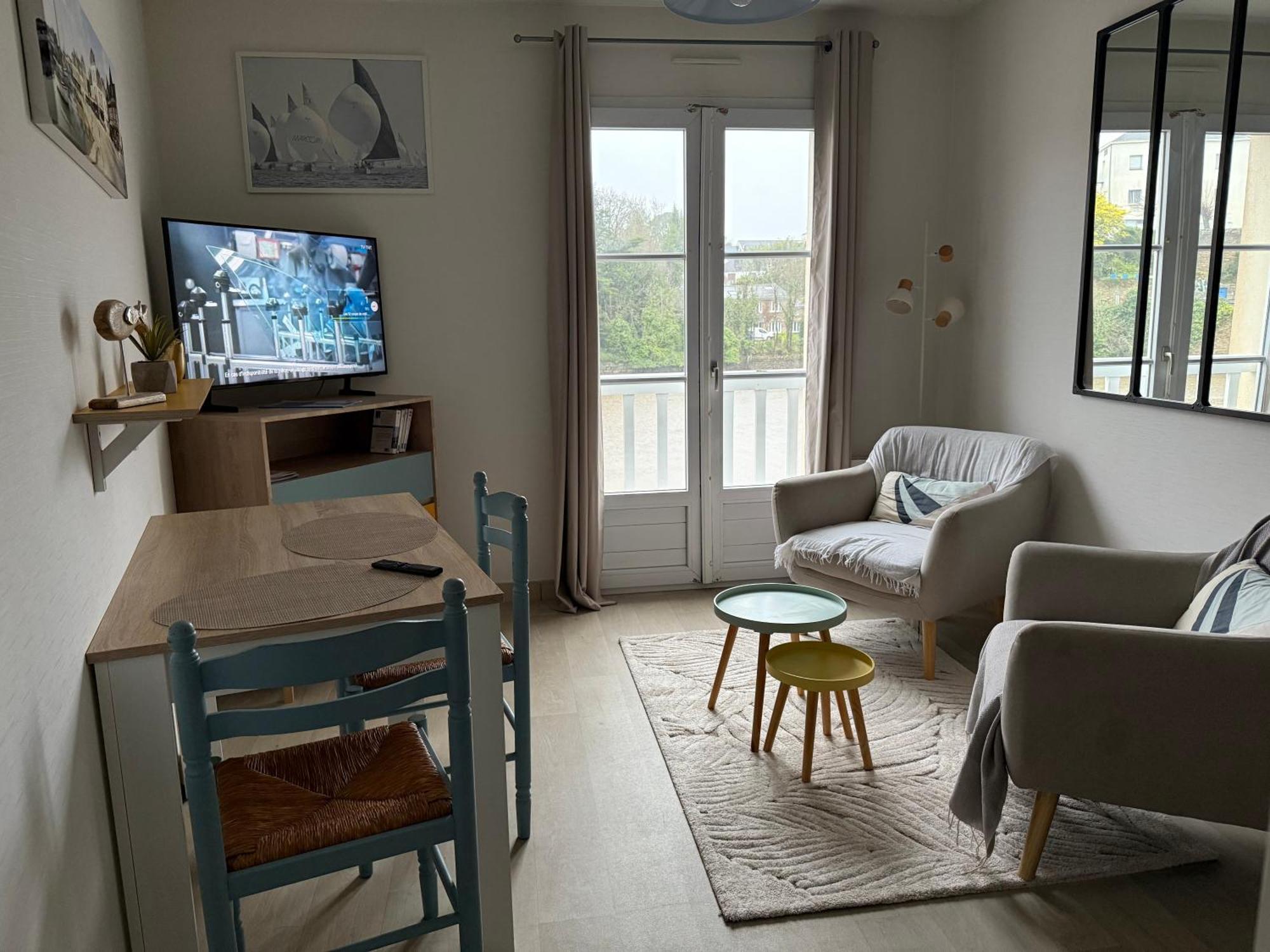 Appartement T2 Vue Sur La Riviere Avec Garage Privatif - Port De Saint-Goustan Auray Eksteriør billede